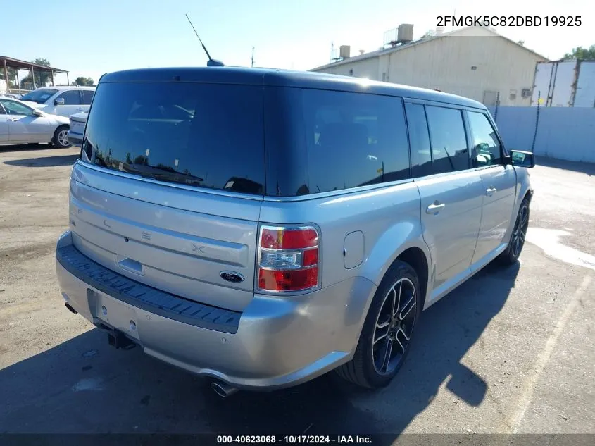 2013 Ford Flex Sel VIN: 2FMGK5C82DBD19925 Lot: 40623068