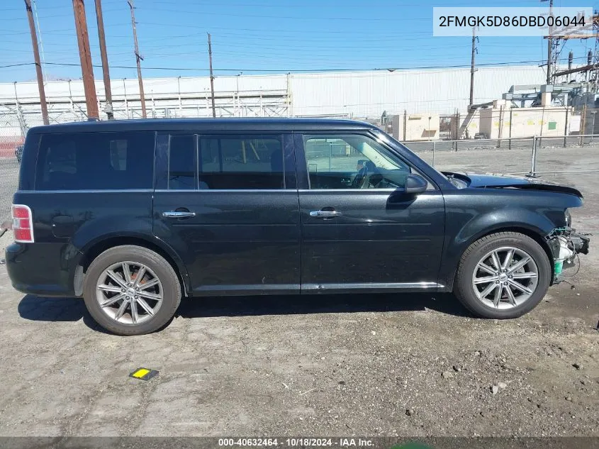 2013 Ford Flex Limited VIN: 2FMGK5D86DBD06044 Lot: 40632464