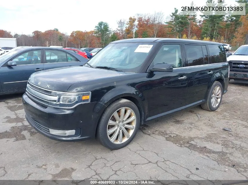 2013 Ford Flex Limited VIN: 2FMHK6DTXDBD13383 Lot: 40689903