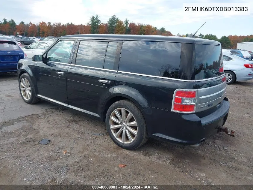 2013 Ford Flex Limited VIN: 2FMHK6DTXDBD13383 Lot: 40689903