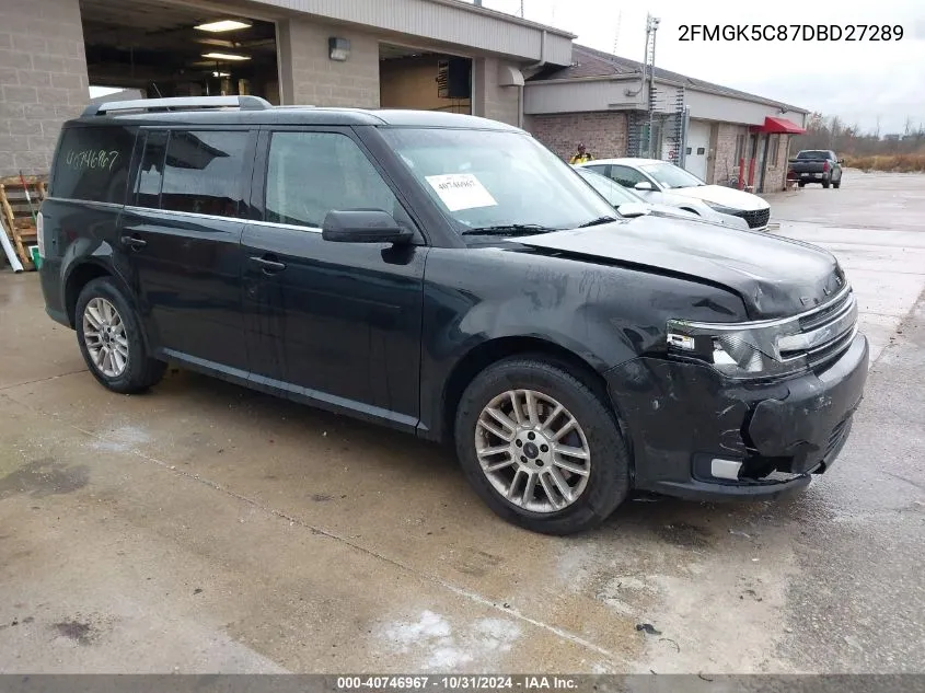 2013 Ford Flex Sel VIN: 2FMGK5C87DBD27289 Lot: 40746967