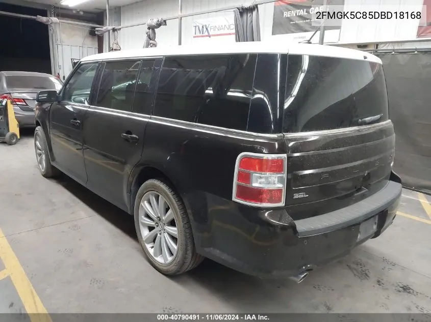 2013 Ford Flex Sel VIN: 2FMGK5C85DBD18168 Lot: 40790491