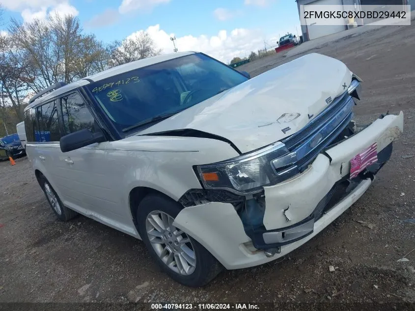 2013 Ford Flex Sel VIN: 2FMGK5C8XDBD29442 Lot: 40794123