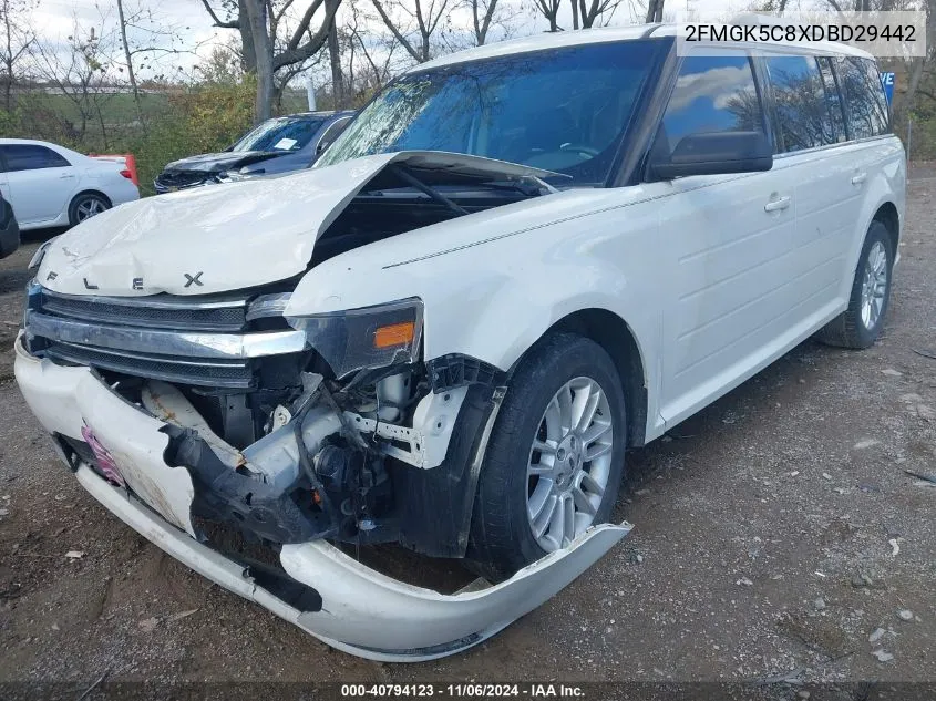 2013 Ford Flex Sel VIN: 2FMGK5C8XDBD29442 Lot: 40794123