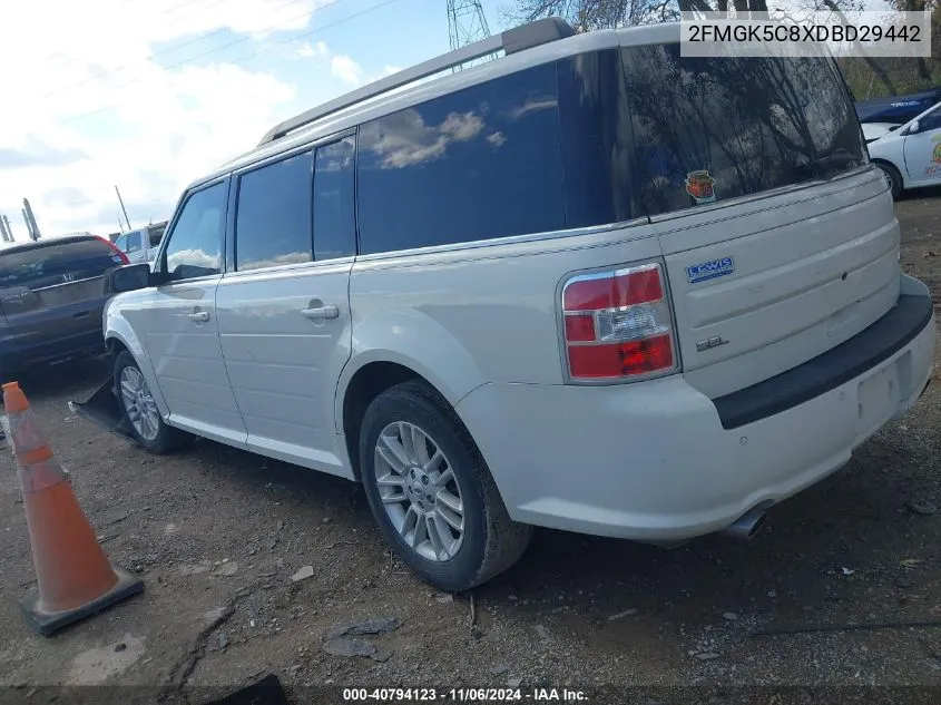 2013 Ford Flex Sel VIN: 2FMGK5C8XDBD29442 Lot: 40794123