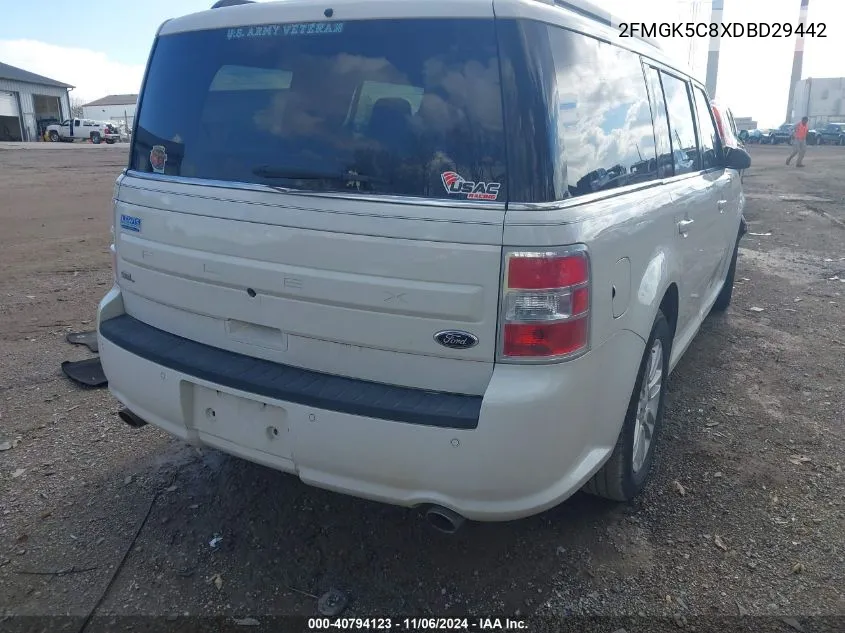 2013 Ford Flex Sel VIN: 2FMGK5C8XDBD29442 Lot: 40794123