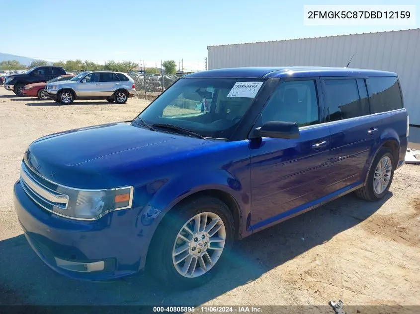 2013 Ford Flex Sel VIN: 2FMGK5C87DBD12159 Lot: 40805895