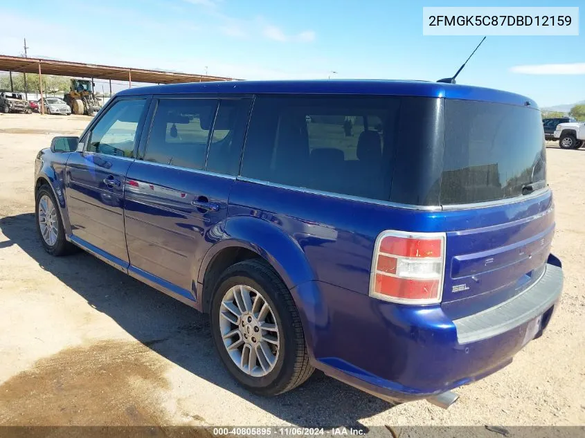 2013 Ford Flex Sel VIN: 2FMGK5C87DBD12159 Lot: 40805895