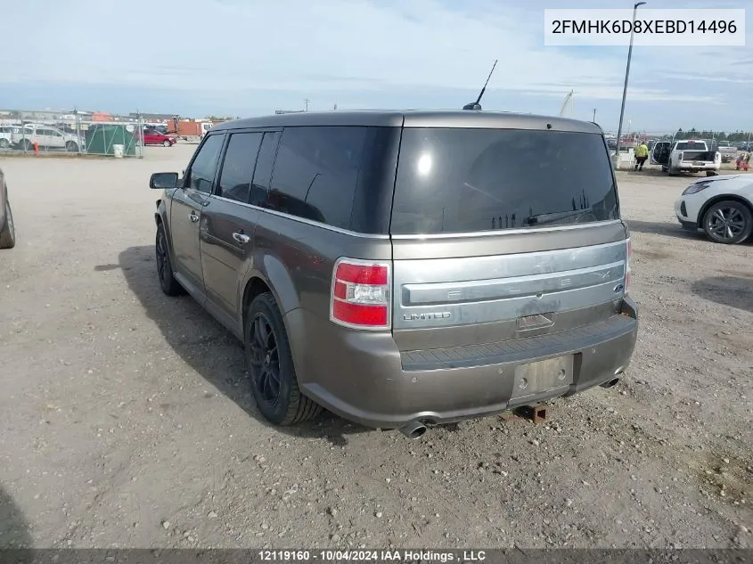 2FMHK6D8XEBD14496 2014 Ford Flex Limited