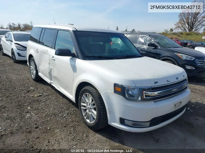 2014 Ford Flex VIN: 2FMGK5C8XEBD42712 Lot: 12126782