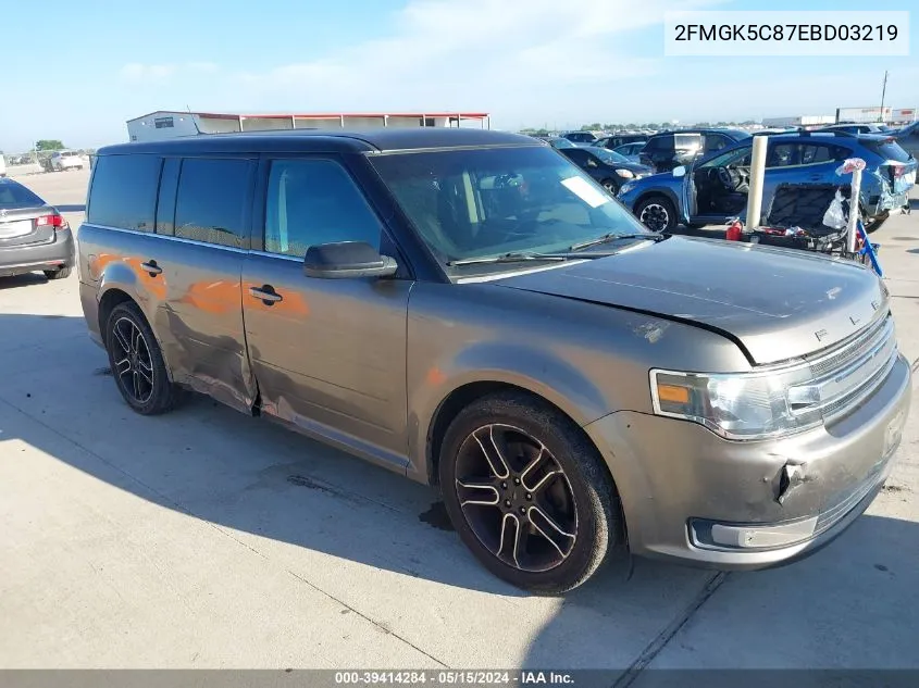 2FMGK5C87EBD03219 2014 Ford Flex Sel