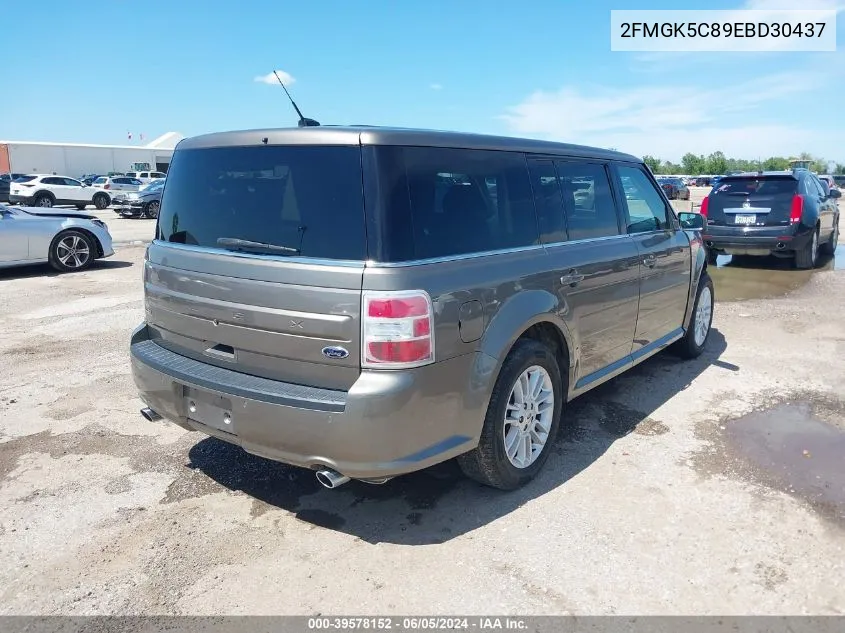 2014 Ford Flex Sel VIN: 2FMGK5C89EBD30437 Lot: 39578152