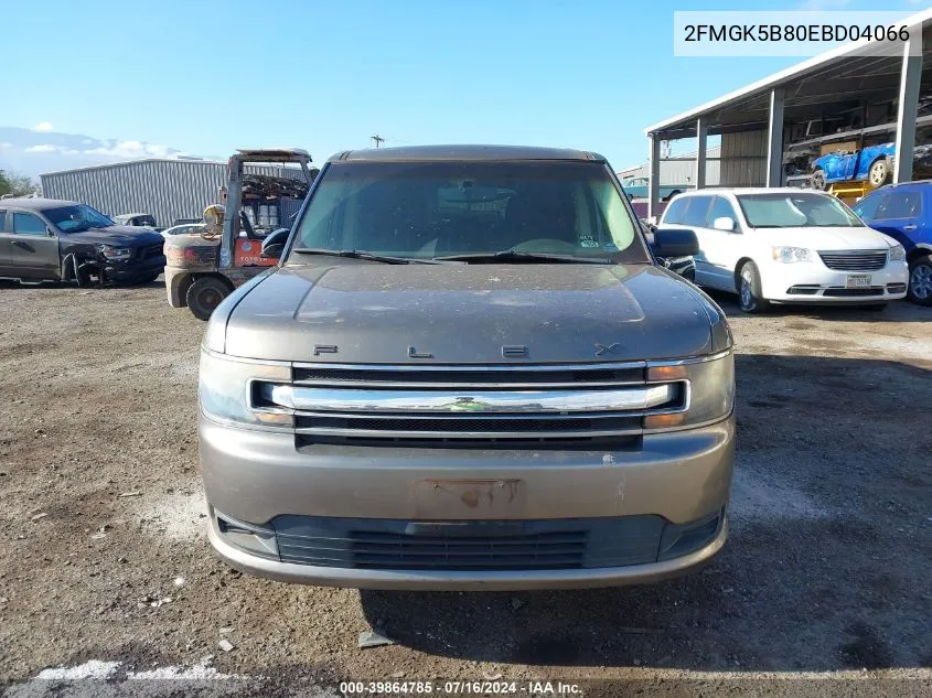 2FMGK5B80EBD04066 2014 Ford Flex Se