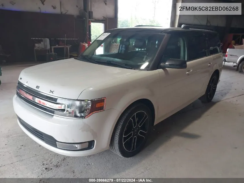 2FMGK5C82EBD06268 2014 Ford Flex Sel