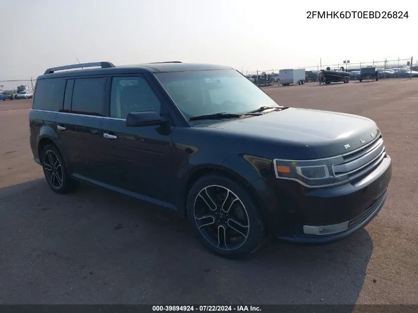 2014 Ford Flex Limited VIN: 2FMHK6DT0EBD26824 Lot: 39894924