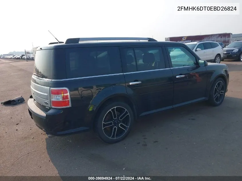 2014 Ford Flex Limited VIN: 2FMHK6DT0EBD26824 Lot: 39894924