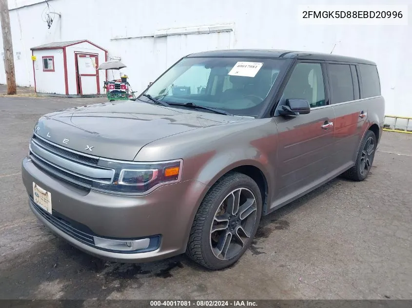 2FMGK5D88EBD20996 2014 Ford Flex Limited