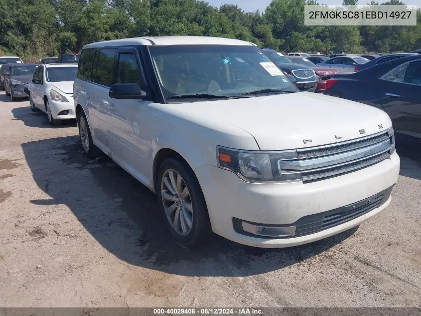 2014 Ford Flex Sel VIN: 2FMGK5C81EBD14927 Lot: 40029406