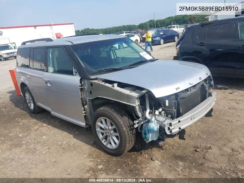 2FMGK5B89EBD15910 2014 Ford Flex Se