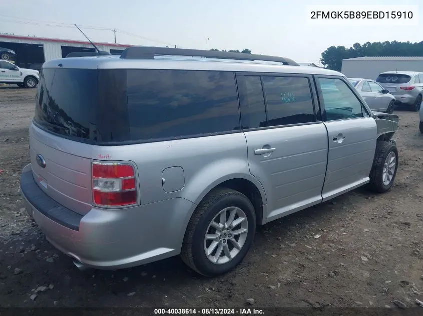 2FMGK5B89EBD15910 2014 Ford Flex Se