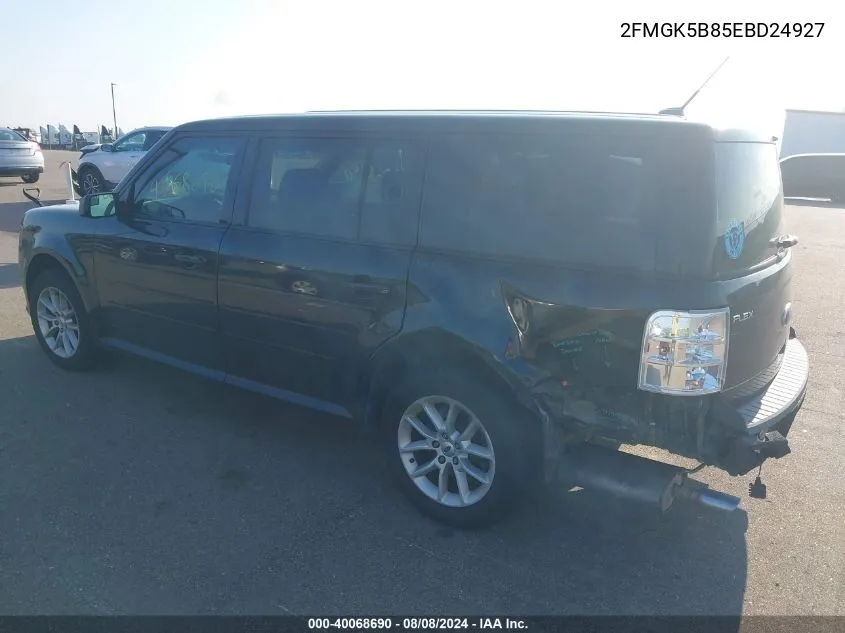 2FMGK5B85EBD24927 2014 Ford Flex Se