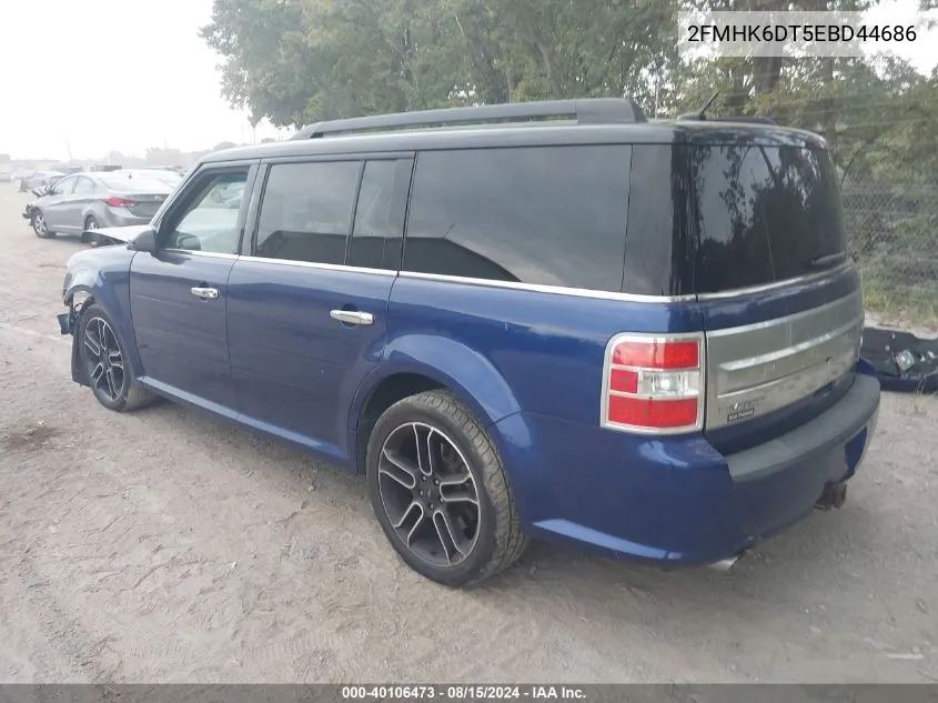 2014 Ford Flex Limited VIN: 2FMHK6DT5EBD44686 Lot: 40106473