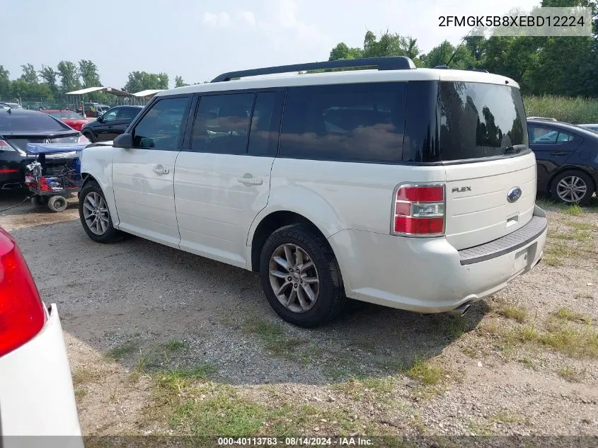 2014 Ford Flex Se VIN: 2FMGK5B8XEBD12224 Lot: 40113783