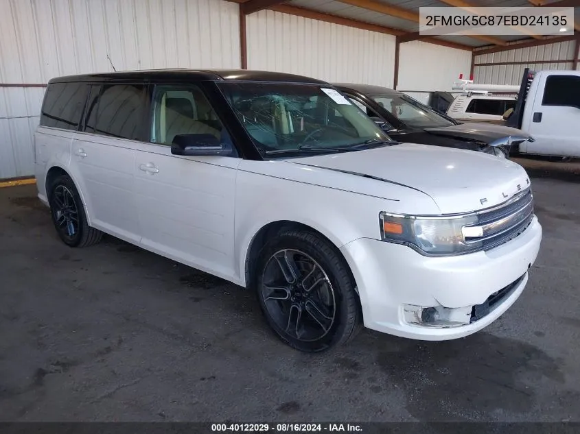 2014 Ford Flex Sel VIN: 2FMGK5C87EBD24135 Lot: 40122029