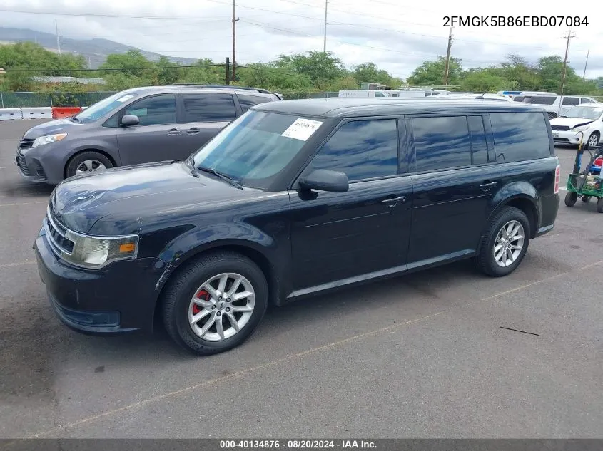 2FMGK5B86EBD07084 2014 Ford Flex Se