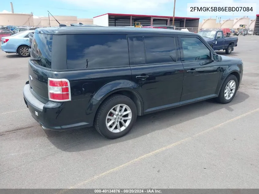 2FMGK5B86EBD07084 2014 Ford Flex Se