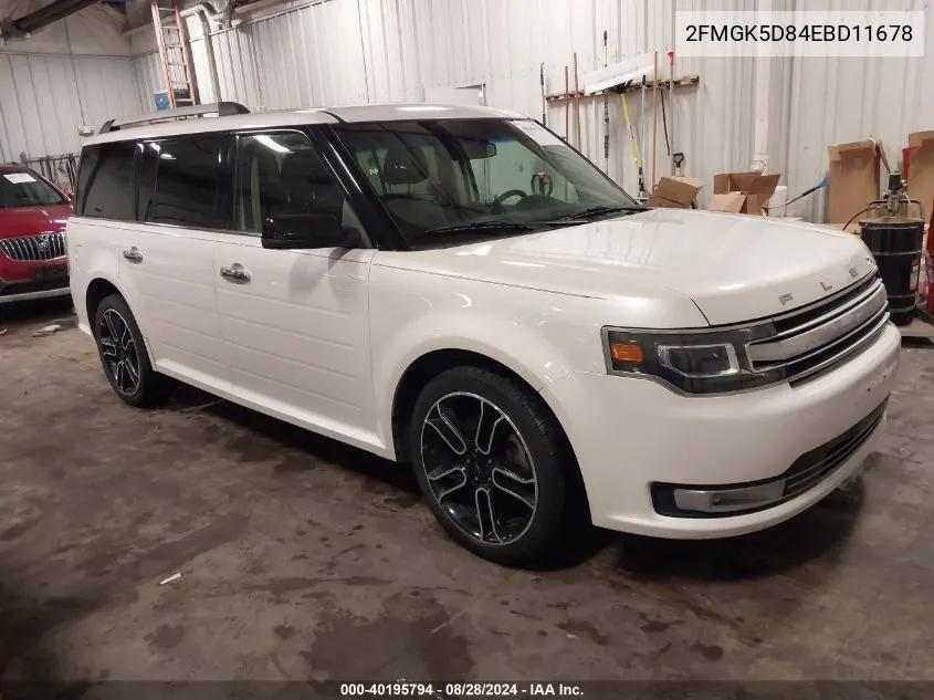 2FMGK5D84EBD11678 2014 Ford Flex Limited