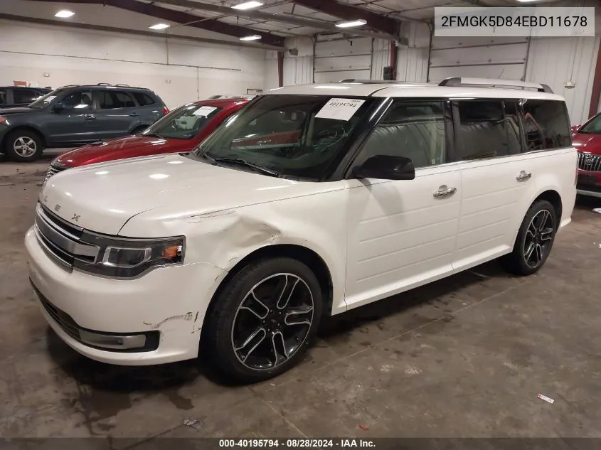 2FMGK5D84EBD11678 2014 Ford Flex Limited