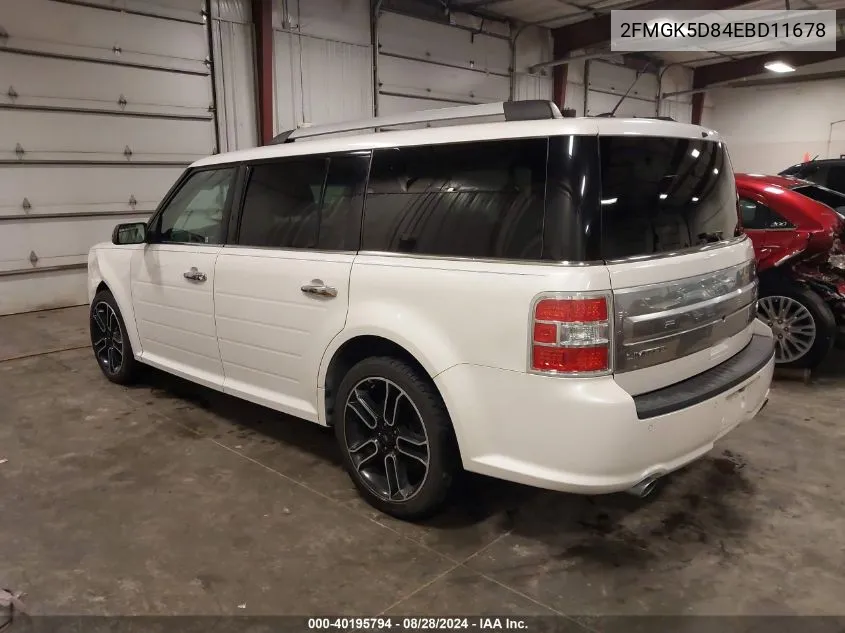 2FMGK5D84EBD11678 2014 Ford Flex Limited