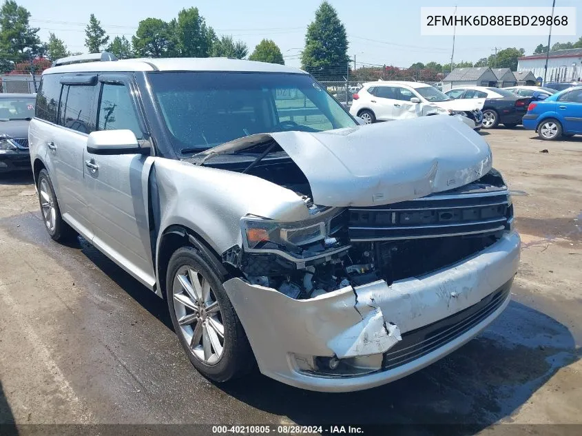 2014 Ford Flex Limited VIN: 2FMHK6D88EBD29868 Lot: 40210805