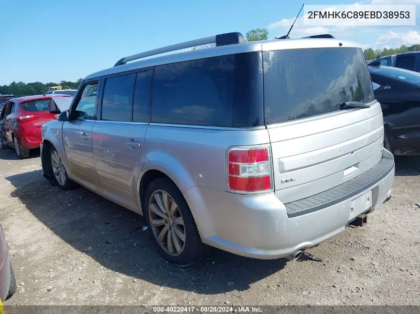 2014 Ford Flex Sel VIN: 2FMHK6C89EBD38953 Lot: 40220417