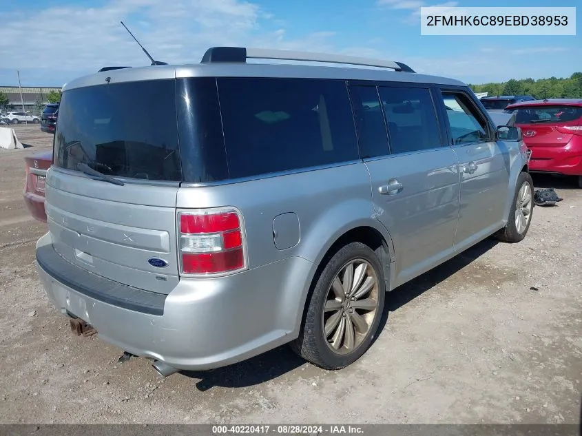 2014 Ford Flex Sel VIN: 2FMHK6C89EBD38953 Lot: 40220417