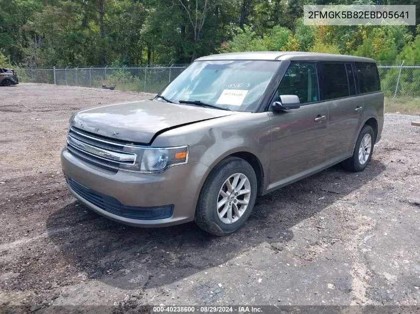 2FMGK5B82EBD05641 2014 Ford Flex Se