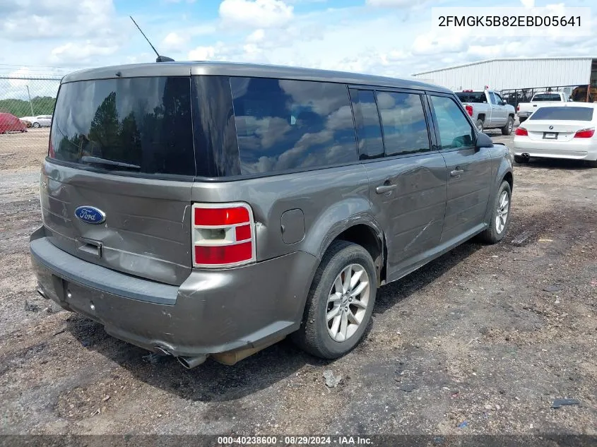 2014 Ford Flex Se VIN: 2FMGK5B82EBD05641 Lot: 40238600