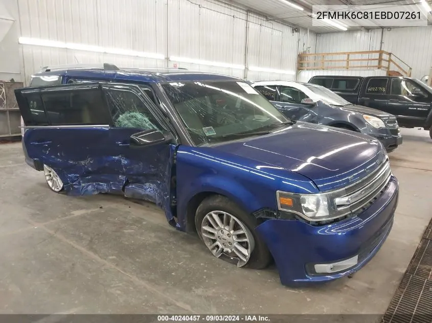 2014 Ford Flex Sel VIN: 2FMHK6C81EBD07261 Lot: 40240457