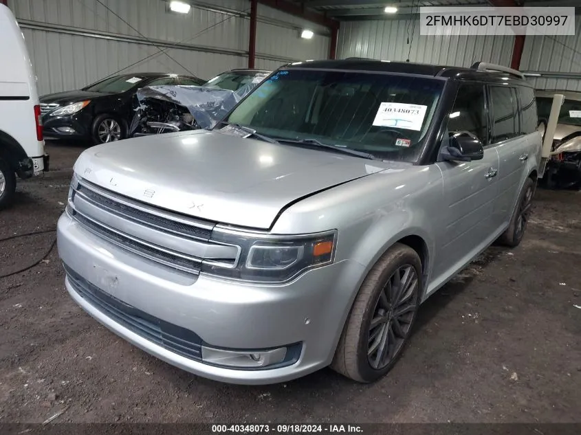 2014 Ford Flex Limited VIN: 2FMHK6DT7EBD30997 Lot: 40348073