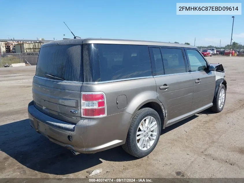 2014 Ford Flex Sel VIN: 2FMHK6C87EBD09614 Lot: 40374774