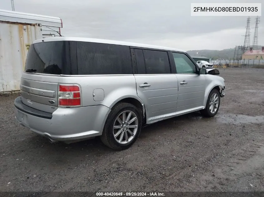 2014 Ford Flex Limited VIN: 2FMHK6D80EBD01935 Lot: 40420849