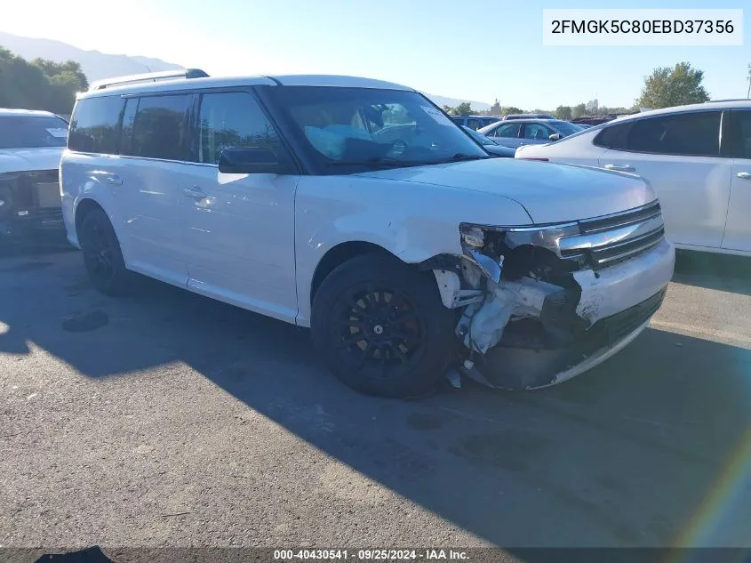 2014 Ford Flex Sel VIN: 2FMGK5C80EBD37356 Lot: 40430541