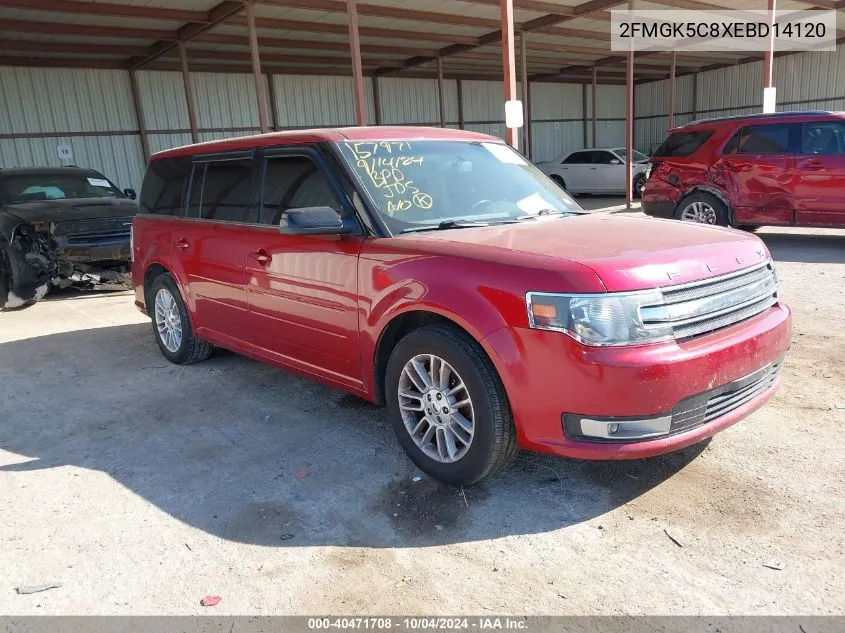 2014 Ford Flex Sel VIN: 2FMGK5C8XEBD14120 Lot: 40471708