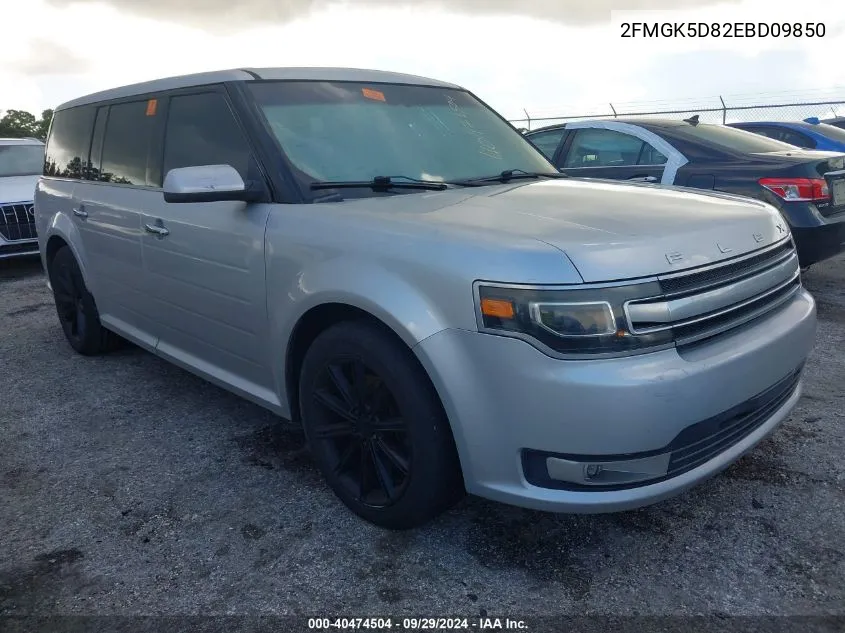 2014 Ford Flex Limited VIN: 2FMGK5D82EBD09850 Lot: 40474504