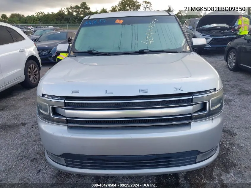 2014 Ford Flex Limited VIN: 2FMGK5D82EBD09850 Lot: 40474504