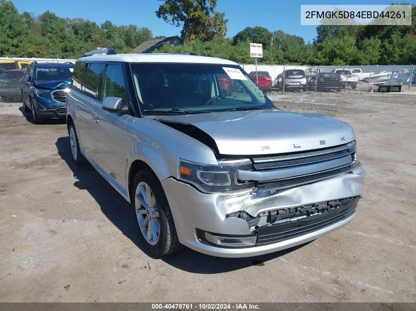 2014 Ford Flex Limited VIN: 2FMGK5D84EBD44261 Lot: 40478761