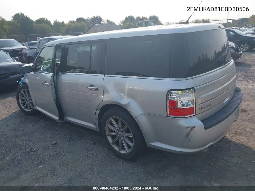 2014 Ford Flex Limited VIN: 2FMHK6D81EBD30506 Lot: 40484232