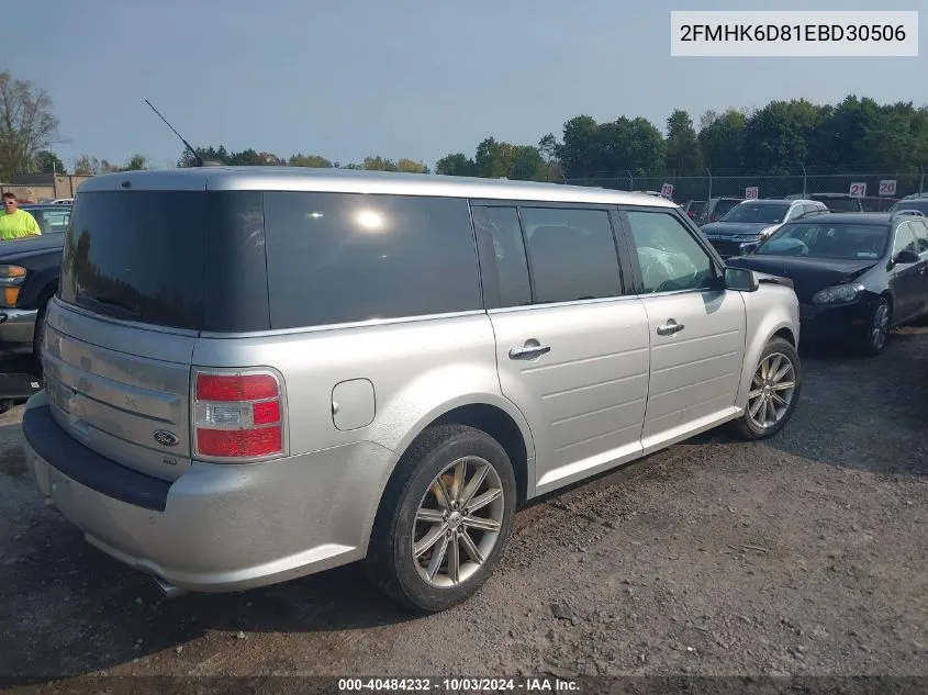 2014 Ford Flex Limited VIN: 2FMHK6D81EBD30506 Lot: 40484232