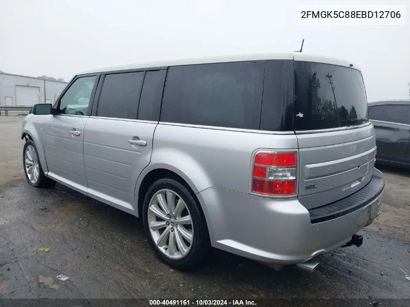 2014 Ford Flex Sel VIN: 2FMGK5C88EBD12706 Lot: 40491161